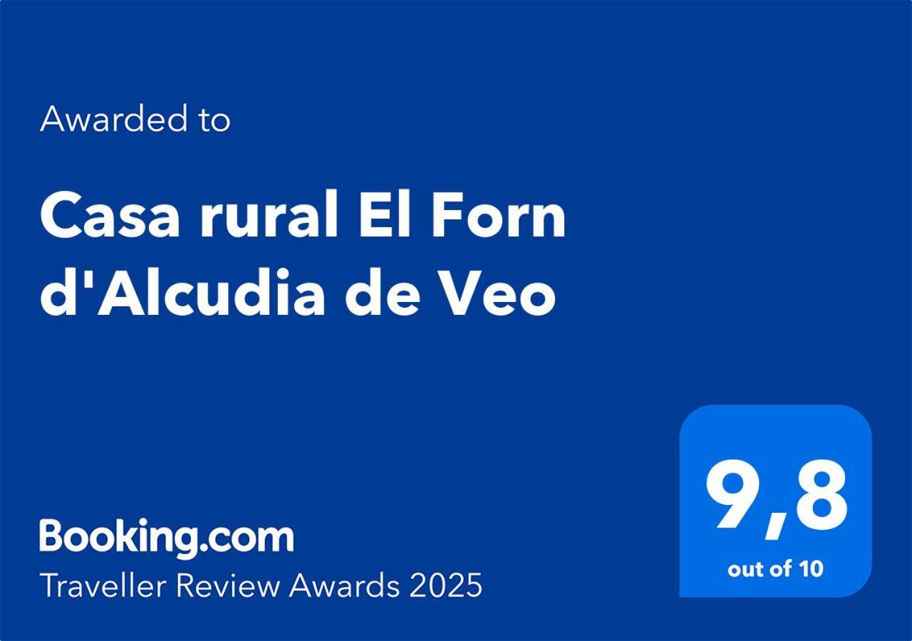 Casa Rural El Forn D'Alcudia De Veo Exteriér fotografie
